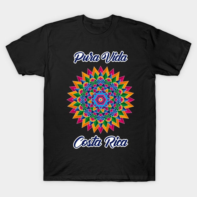 Pura Vida Costa Rica T-Shirt by jcastillo1416